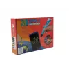 iLike Melt 3D Pen Kit Box set completo para bolígrafo de impresión 3D, set 3D PEN-7-1 con plantillas 5m x 20 colores azul