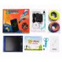 iLike Melt 3D Pen Kit Box set completo para bolígrafo de impresión 3D, set 3D PEN-7-1 con plantillas 5m x 20 colores azul