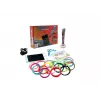 iLike Melt 3D Pen Kit Box set completo para bolígrafo de impresión 3D, set 3D PEN-7-1 con plantillas 5m x 20 colores verde