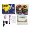iLike Bolígrafo 3D para niños, bolígrafo de impresión 3D con recargas de filamento PLA de 150ft, set de dibujo y manualidades 3D, 5m x 30 colores, rosa