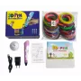 iLike Bolígrafo 3D para niños, bolígrafo de impresión 3D con recargas de filamento PLA de 150ft, set de dibujo y manualidades 3D, 5m x 30 colores, rosa