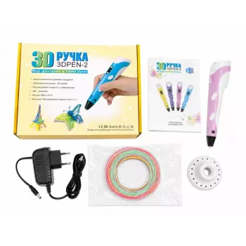 iLike Bolígrafo 3D con pantalla LCD | Bolígrafo de impresión 3D multicolor definitivo azul