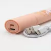 iLike Cepillo de dientes eléctrico sónico recargable para niños, carga USB, 3 cabezales (1+2 cabezales de repuesto), cerdas suaves, impermeable, diseño conejito, rosa