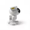 iLike Lámpara LED inteligente astronauta con altavoz Bluetooth, luz nocturna RGB, mando a distancia, cabeza giratoria 360° blanca