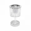 iLike Lámpara de mesa LED RGB Crystal Touch con altavoz Bluetooth, luz nocturna ambiental y mando a distancia