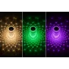 iLike Lámpara de mesa LED RGB Crystal Touch con altavoz Bluetooth, luz nocturna ambiental y mando a distancia