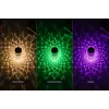 iLike Lámpara de mesa LED RGB Crystal Bubble Touch con altavoz Bluetooth