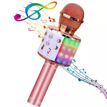 HQ Royal Song WS-858 Micrófono de karaoke con altavoz y grabación para niños y adultos