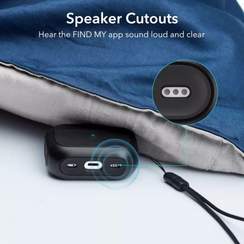 ESR Orbit HaloLock con MagSafe para Apple AirPods Pro 1 / 2 - Negro