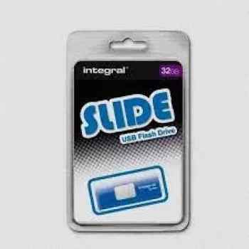 Memoria USB Integral SLIDE INFD32GBSLDBL Azul 32 GB USB 2.0