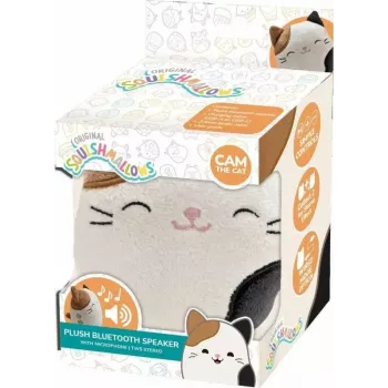 LAZERBUILT Squishmallows gato altavoz Bluetooth 5.0 peluche hasta 10m 400mAh para niños
