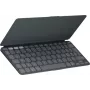 Logitech Keys-To-Go 2 Teclado inalámbrico ultraportátil - Grafito (distribución nórdica)
