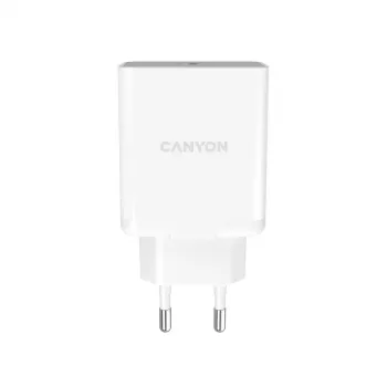 Canyon Cargador de pared H-20 con USB-C 20W blanco