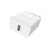 Canyon Cargador de pared H-12 con USB-A QC3.0 18W blanco