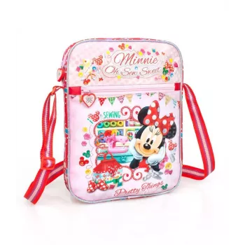 Disney bolsa bandolera premium para niñas Minnie Pretty Things 3D 33215 rosa