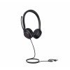 Auriculares on-ear Yealink UH35 Dual UC USB-C/A con USB-A/USB-C, Negro