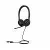 Auriculares on-ear Yealink UH35 Dual UC USB-C/A con USB-A/USB-C, Negro