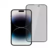 iLike Apple iPhone 15 Protector de pantalla de cristal templado con privacidad Negro