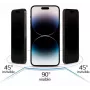 iLike Apple iPhone 15 Pro Protector de pantalla de cristal templado con privacidad Negro