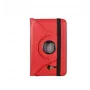 iLike Funda tipo libro giratoria para Samsung Galaxy Tab 3 Lite 7.0 Rojo