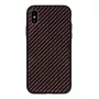 GreenGo Apple iPhone XS Max Funda Carbon Glass Case Negro