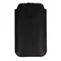 iLike Funda Universal de Cuero con Bolsillo L Negro