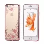 iLike Xiaomi Redmi Note 8 / Redmi Note 8 2021 Funda Trasera FLOWER Oro Rosa
