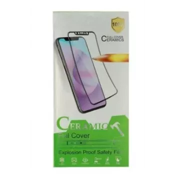iLike Protector de Pantalla de Vidrio Templado Cerámico Duro para Apple iPhone 7 / 8 / SE (2020) / SE (2022) - Negro