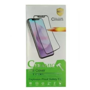 iLike Apple iPhone 11 / XR Protector de Pantalla de Vidrio Templado Cerámico Duro Negro