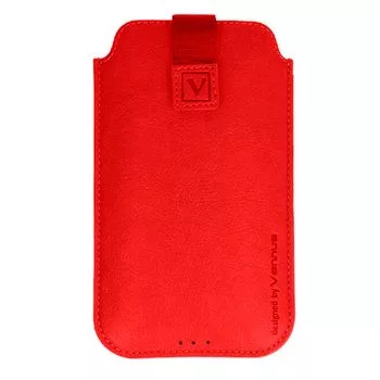 iLike Funda Universal de Cuero con Bolsillo XL Rojo