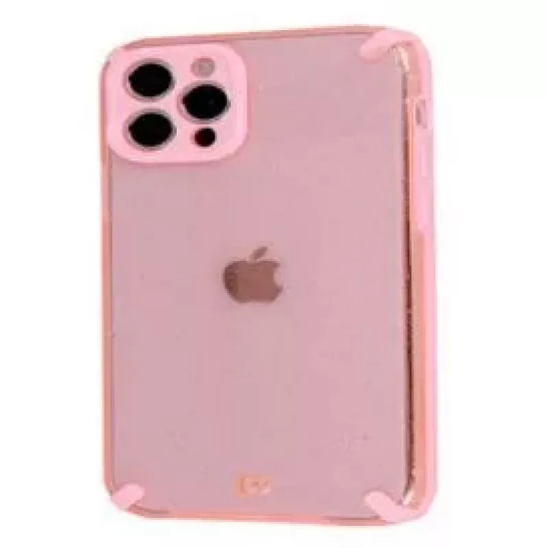 iLike Apple iPhone 12 Pro Funda Armor Glitter Rosa