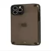 iLike Apple iPhone 12 Pro Max Funda Armor Glitter Negro