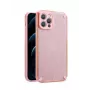 iLike Apple iPhone 12 Pro Max Funda Armor Glitter Rosa