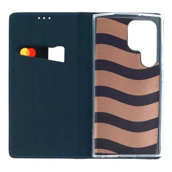 iLike Samsung Galaxy A17 5G Funda Tipo Funda con Imán Smart Azul Marino