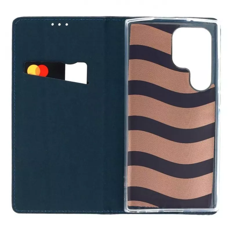 iLike Samsung Galaxy A17 5G Funda Tipo Funda con Imán Smart Azul Marino