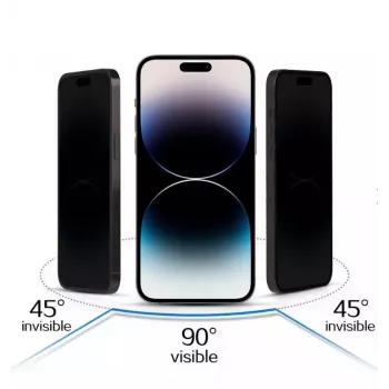 iLike Apple iPhone 17 Air Vidrio Templado con Privacidad Negro