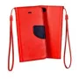 iLike Samsung Galaxy A13 4G Funda Tipo Libro Kabura Telone Fancy Rojo