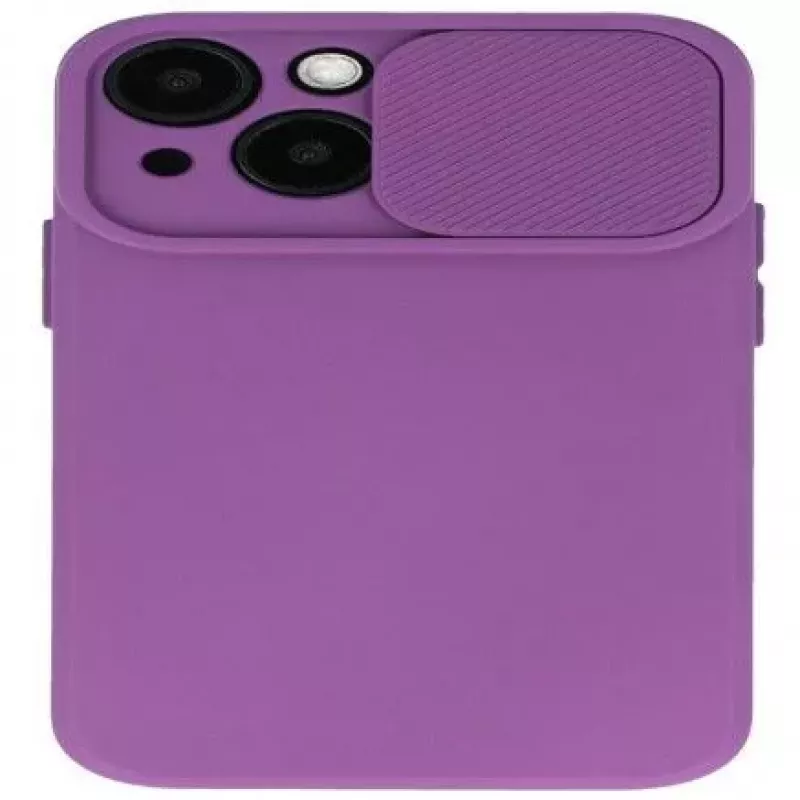 iLike Apple iPhone 14 Pro Funda Trasera Camshield Soft Violeta