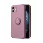 iLike Apple iPhone 14 Pro Funda Ring de Silicona Lila