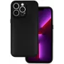 iLike Funda 3D de piel para Samsung Galaxy A14 4G, negro