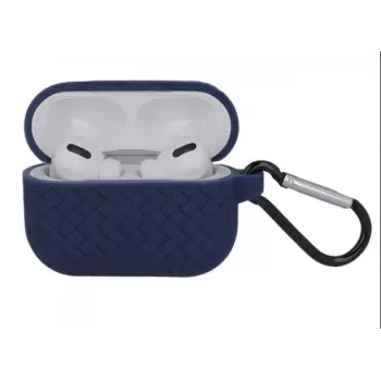 iLike Braid Case para AirPods / AirPods 2 azul marino