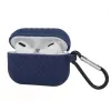 iLike Apple AirPods 3 con funda de gancho azul marino