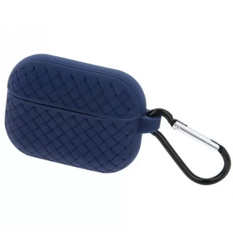 iLike Apple AirPods 3 con funda de gancho azul marino