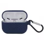 iLike Apple AirPods 3 con funda de gancho azul marino