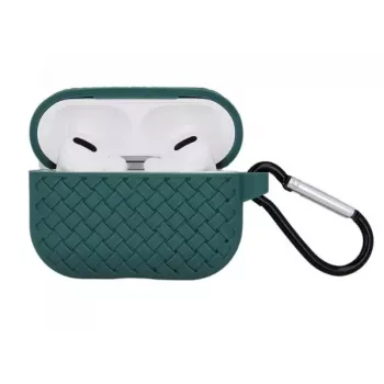 iLike Braided Silicone Case para Apple AirPods 1.ª y 2.ª generación - verde