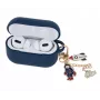 iLike Funda protectora de silicona para Apple AirPods Pro 2 - Azul oscuro con colgante