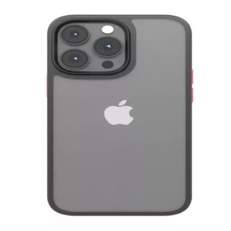 iLike Funda Apple Satin Matt para iPhone 14 Pro 6.1 Negro
