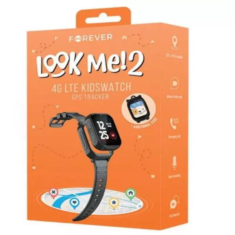 Forever Smartwatch GPS WiFi 4G Kids KW-510 Negro