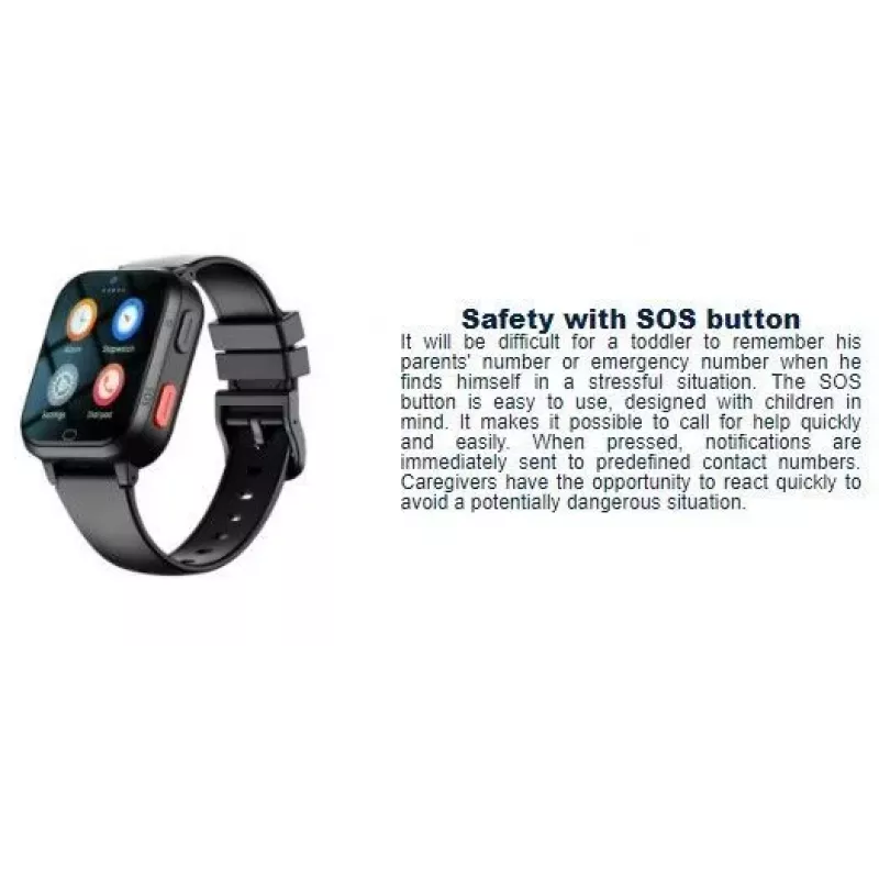 Forever Smartwatch GPS WiFi 4G Kids KW-510 Negro