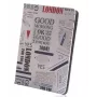 iLike Funda Newspaper para Tablet 9-10 Pulgadas - Funda Universal Tipo Folio con Soporte, Piel PU, Estampado de Periódico